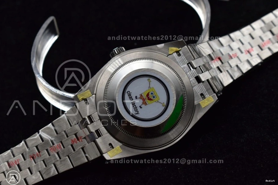 Clean Best 126334 DateJust On Steel SS Grey 41 Diamonds Edition 1:1 904L Jubilee Dial Bracelet VR3235 0519